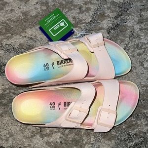 BIRKENSTOCK tie dye sandals